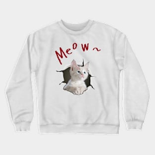 cute cat Crewneck Sweatshirt